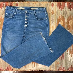 Anthropologie Pilcro and the Letterpress High Rise Skinny Bootcut Jeans